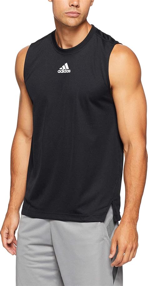 t shirt zonder mouwen adidas|Amazon.com: Adidas Sleeveless Shirt Men.